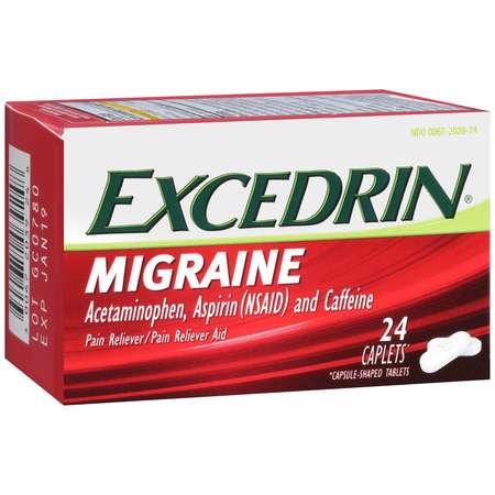 EXCEDRIN Excedrin Migraine 24 Count, PK24 44056397